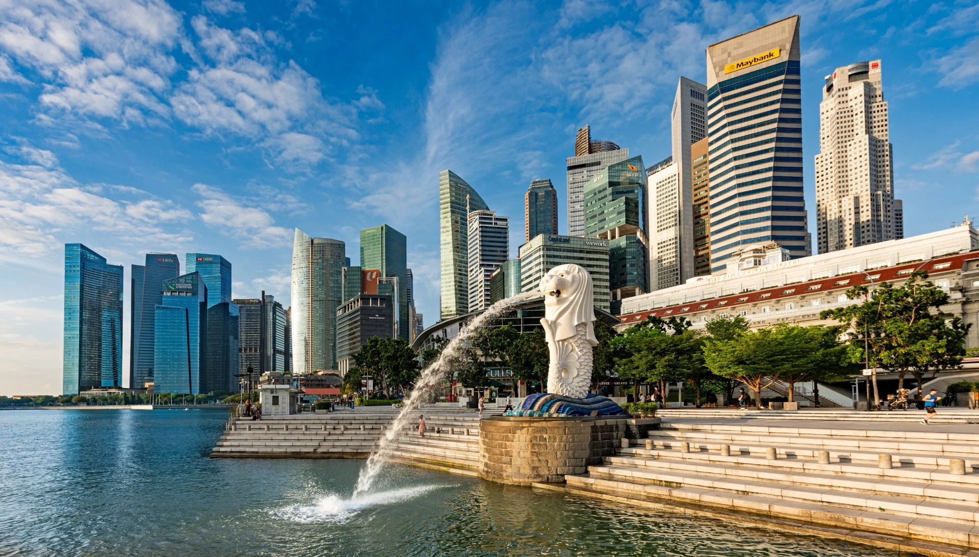 Merlion Park in Singapore