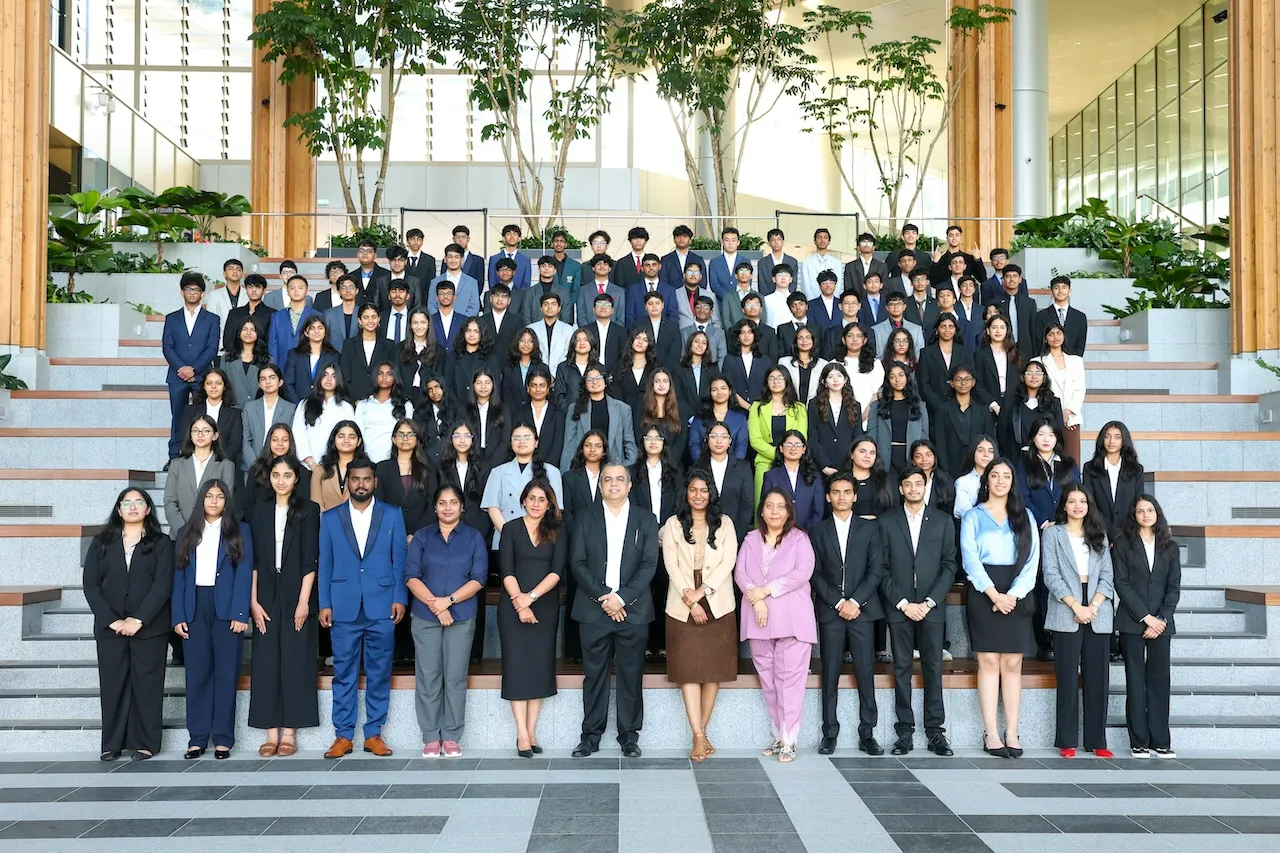 Corporate Gurukul students at NUS campus