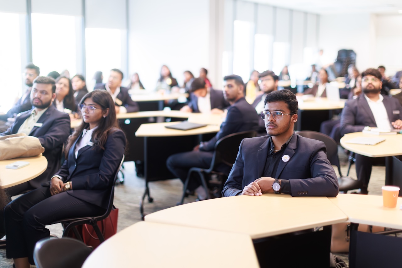 Students engaged in experiential learning classroom session